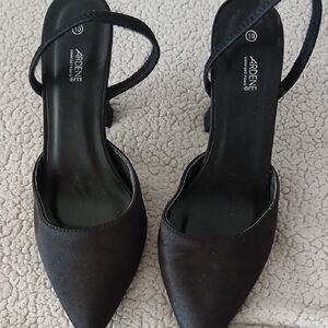 Ardene Black Strappy Heels